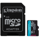 KINGSTON 256GB microSDXC Canvas Go Plus Gen4 200MB/s A2 U3 V30 Card + Adapter, SDCG4/256GB