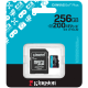 KINGSTON 256GB microSDXC Canvas Go Plus Gen4 200MB/s A2 U3 V30 Card + Adapter, SDCG4/256GB