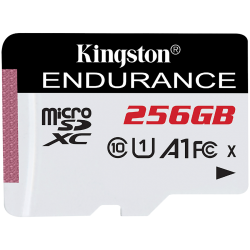 Kingston 256GB microSDXC Endurance 95R/45W C10 A1 UHS-I Card Only