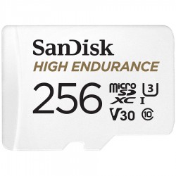 SANDISK 256GB microSDHC Card with Adapter