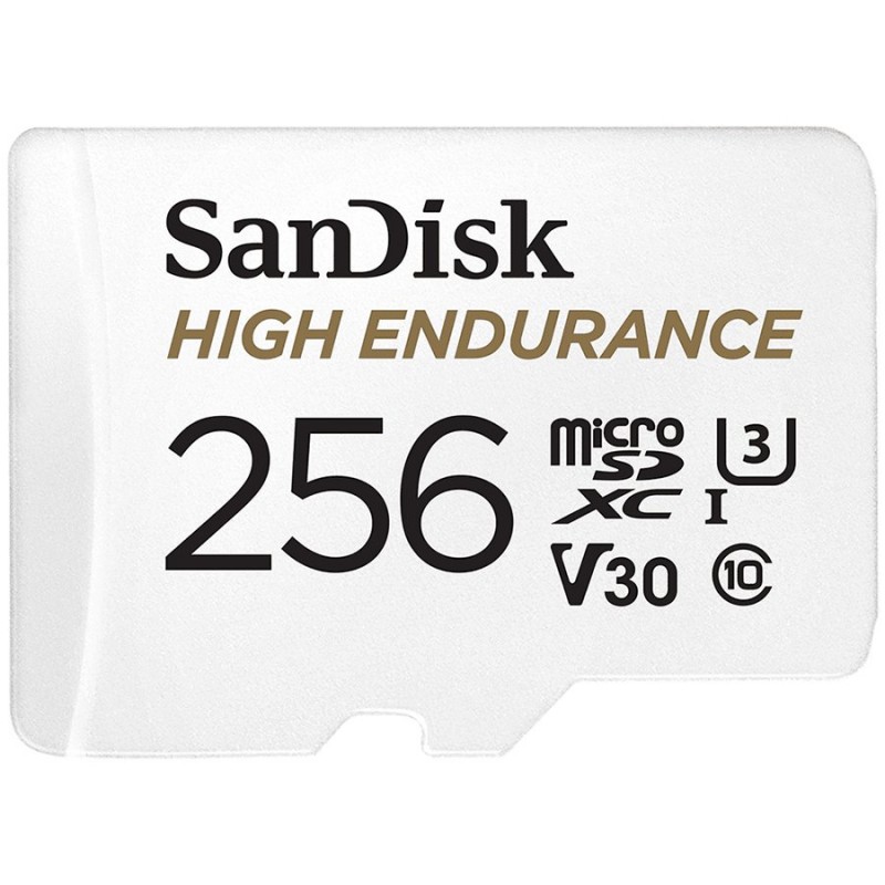 SANDISK 256GB microSDHC Card with Adapter-SDSQQNR-256G-GN6IA