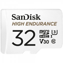 SANDISK 32GB MAX ENDURANCE microSDHC Card with Adapter