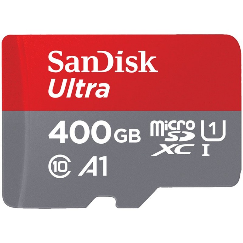 SanDisk_Ultra microSDXC_400GB + SD Adapter_120MB/s  A1 Class 10 UHS-I-SDSQUA4-400G-GN6MA