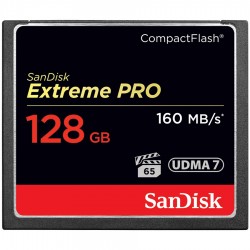 SanDisk Extreme Pro CF 160MB/s 128 GB VPG 65, UDMA 7; EAN: 619659102500