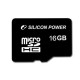 Silicon Power class 10 16GB mSD Card SDHC R/W: up to 40/10 MB/s, ECC function, Shock/water/x-ray-proof, Retail pack, w/ adapter
