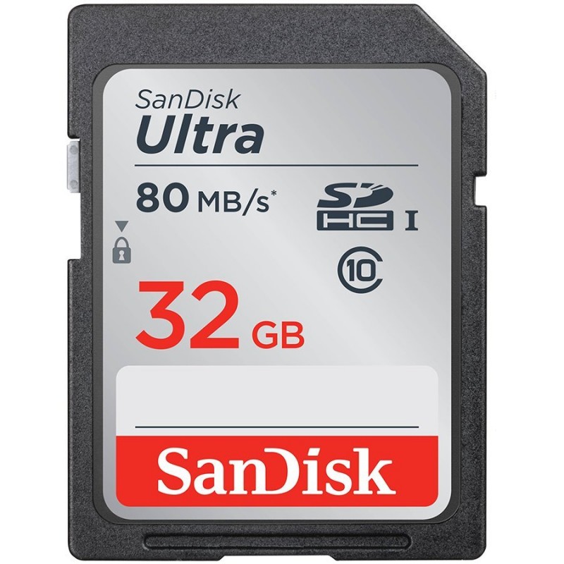 SanDisk Ultra SDHC 32GB 80MB/s Class 10 UHS-I; EAN: 619659136611-SDSDUNC-032G-GN6IN