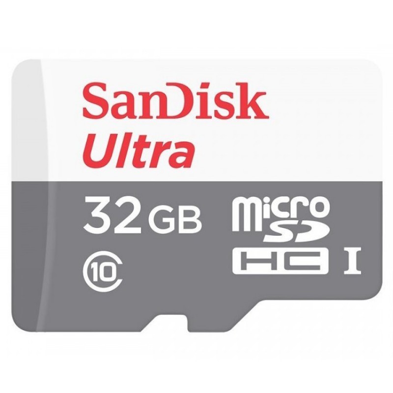 SanDisk Ultra Android microSDHC 32GB 80MB/s Class 10; EAN: 619659161651-SDSQUNS-032G-GN3MN