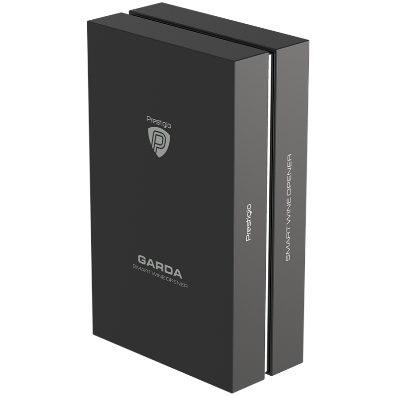 Prestigio Garda, smart wine opener, simple operation with 2 buttons, aerator, vacuum stopper preserver, PWO105SL