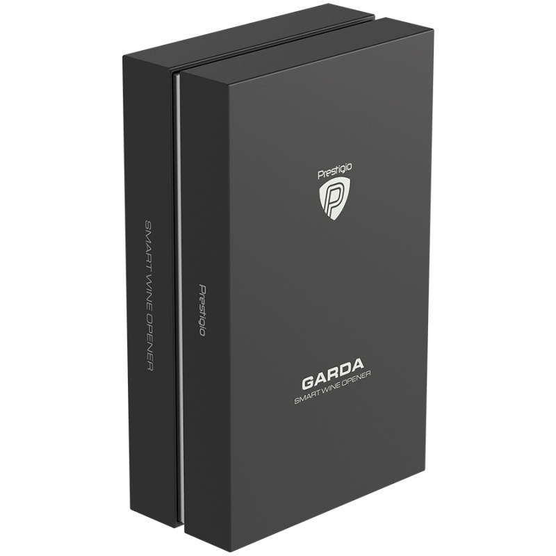 Prestigio Garda, smart wine opener, simple operation with 2 buttons, aerator, vacuum stopper preserver, PWO105SL