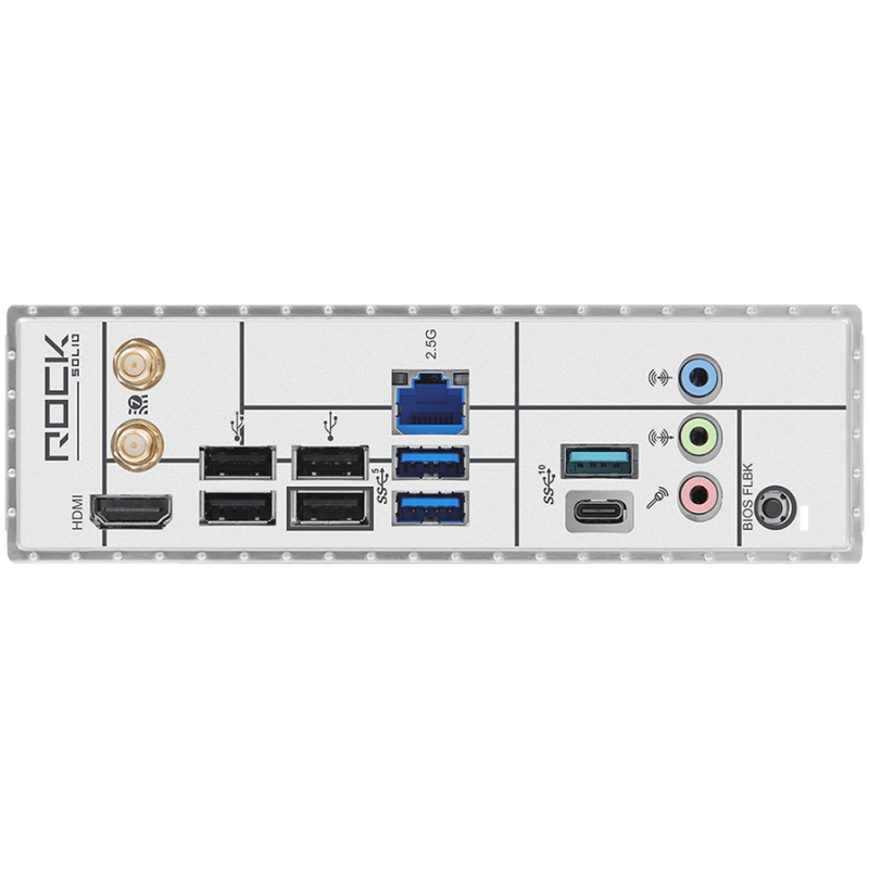 ASROCK MB Desktop B850 Rock WiFi 7, AM5, 4x DDR5, 1x PCIe 5.0 x16, 1x PCIe 4.0 x16, 1x Blazing M.2, 1x Hyper M.2, 4x SATA3, RAID 0, 1, 10, 7.1 CH HD Audio, 1x HDMI, 8x USB 3.2, 8x USB 2.0, 2x USB-C, 2.5G LAN, 2x Wi-Fi 7, BT, 1x HDMI, 1x SPDIF, ATX