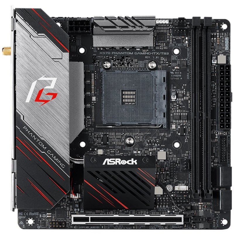 ASROCK Main Board Desktop AM4 X570 (SAM4,2xDDR4,1xPCI 4.0x16,4x SATA III, 1x Hyper M.2, 7x USB 3.2, 1x USB-C, GLAN, 1x HDMI, 1x DP)