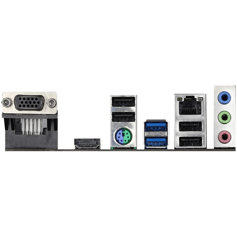ASROCK Main Board Desktop H410M (S1200, 4xDDR4,2xPCIe x16,2xPCI Ex1, 6 SATA3 ,2x Ultra M.2, GLAN,VGA,HDMI,USB 3.1 ) M-ATX retail-H410M_HVS