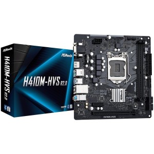 ASROCK Main Board Desktop H460 (S1200, 2xDDR4, 1xPCIe x16, 1xPCIe x1, 4xSATA3, GLAN, VGA, HDMI, 2x USB 3.1, 4x USB 2.0) mATX, retail