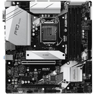 ASROCK Main Board Desktop H460M (S1200, 4xDDR4,2xPCIe x16,2xPCI Ex1, 6 SATA3 ,2x Ultra M.2, GLAN,VGA,DP,HDMI,USB 3.1 ) ATX retail