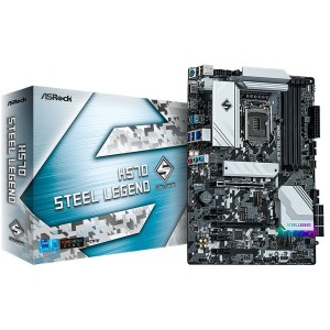 ASROCK Main Board Desktop Intel H570 chipset (S1200, 4x DDR4, 2x PCIe x16, 3x PCIe x1, 6x SATA3 , 2x M.2, 1x HDMI, 1x DP, 4x USB 3.2, 2x USB 2.0) ATX