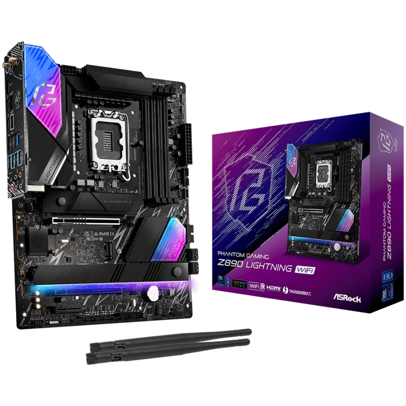 ASROCK Z890 Lightning WiFi ATX LGA1851 DDR5, Z890 LIGHTNING WIFI