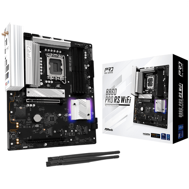 INTEL B860/4DDR5/WIFI, B860 PRO RS WIFI