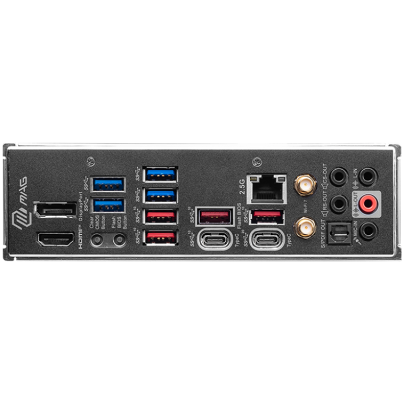 MSI MAG Z790 TOMAHAWK MAX WIFI, ATX, Socket LGA 1700, Dual Channel DDR5 7800+(OC)MHz, 2x PCIe x16 slots, 4x M.2 slots, 1x HDMI, 1x DP, 2x