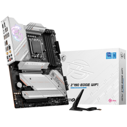 MSI MPG Z790 EDGE WIFI , ATX, LGA 1700, Dual Channel 4xDDR5 7299+(OC)MHz, 2x PCIe x16 slots, 5x M.2 slots, 1x HDMI, 1x DP, 1x USB 3.2 Gen 2x2, 4x USB 3.2 Gen 2, 4x USB 2.0, Type-C, 7.1 HD Audio, 2.5Gbps LAN, WI-FI 6E, BT, 3Y