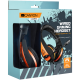 CANYON Gaming headset 3.5mm jack with adjustable microphone and volume control, with 2in1 3.5mm adapter, cable 2M, Black, 0.23kg-CND-SGHS1A