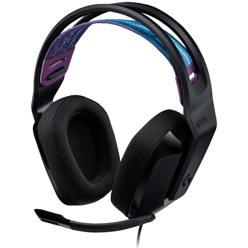 LOGITECH G335 Wired Gaming Headset - BLACK - 3.5 MM - EMEA - 914-981-000978