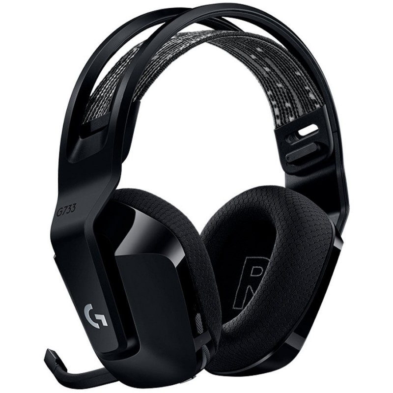 LOGITECH G733 LIGHTSPEED Wireless RGB Gaming Headset - BLACK - 2.4GHZ - EMEA-981-000864