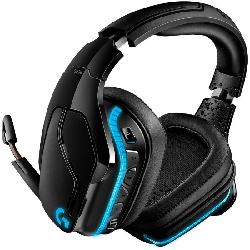 LOGITECH G935 Wireless 7.1 Surround Sound LIGHTSYNC Gaming Headset - 2.4GHZ - EMEA-981-000744