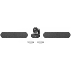 LOGITECH WEBCAM - Logitech Rally Plus Ultra-HD ConferenceCam - WHITE MICPOD - USB - PLUGC - DUAL SPEAKER EMEA