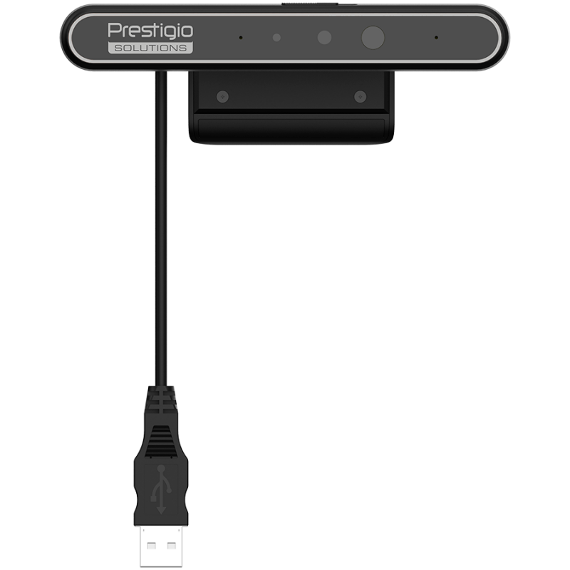 Prestigio Solutions VCS Windows Hello Camera: FHD, 2MP, 2 mic, 1m (Range), Connection via USB 3.0, PVCCF2M202