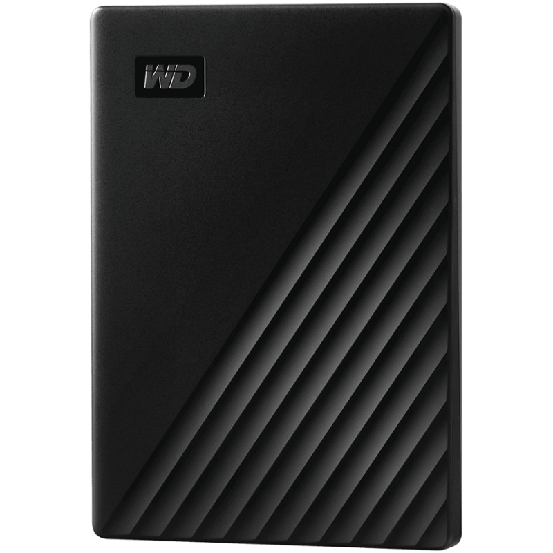 HDD External WD My Passport (1TB, USB 3.2) Black-WDBYVG0010BBK-WESN