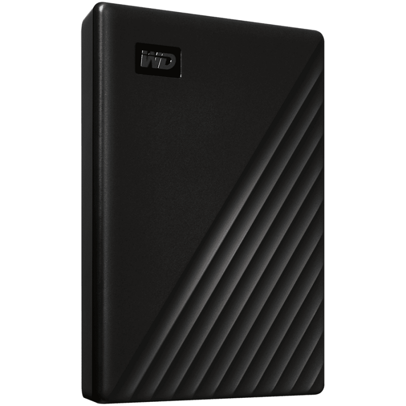 HDD External WD My Passport (1TB, USB 3.2) Black-WDBYVG0010BBK-WESN