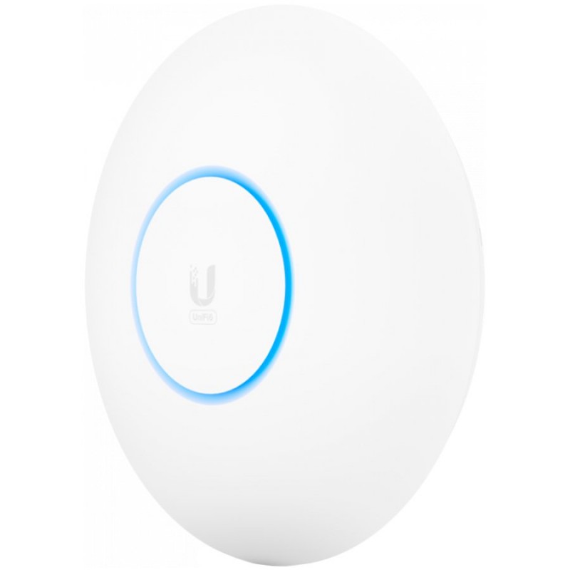 Ubiquiti Powerful, ceiling-mounted WiFi 6E access point designed to provide seamless, multi-band coverage within high-density client