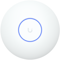 Ubiquiti UniFi U7-Lite ceiling-mounted WiFi 7 AP with 4 spatial streams and 2.5 GbE uplink, Powered using PoE, 2.5 GbE uplink