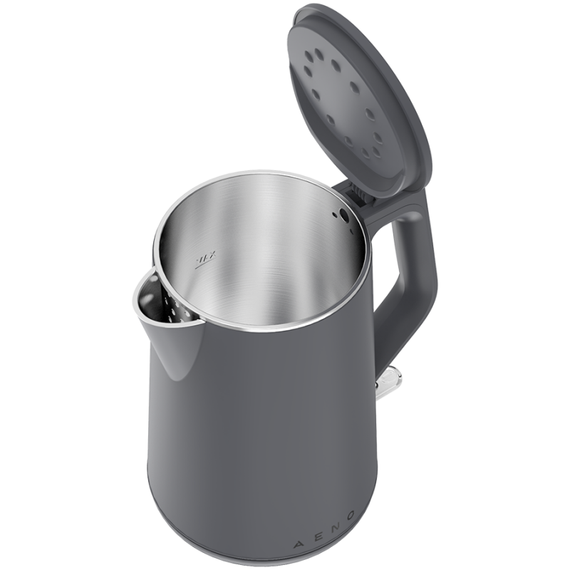 AENO Electric Kettle EK4: 1850-2200W, 1.5L, Strix, Double-walls, Non-heating body, Auto Power Off, Dry tank Protection, AEK0004