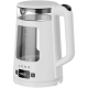 AENO Electric Kettle EK6: 1850-2200W, 2L, Strix, Square-shaped body, Transparent lid, High Resistant Glass, LED-Illumination, Auto Power Off, Dry tank Protection