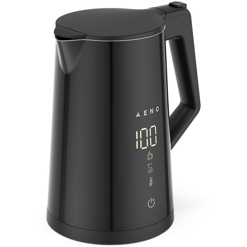 AENO Electric Kettle EK7S Smart: 1850-2200W, 1.7L, Strix, Double-walls, Temperature Control, Keep warm Function, Control via Wi-Fi