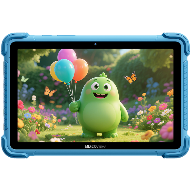 Blackview LINK 1 Kids WiFi 4/64GB 8.68-inch HD IPS 1340x800 60Hz 360nits RK3562 Quad-core 2.0GHz 5+8MP Cam 5000mAh WiFi 6 BT 5.0 Dual Speakers with Smart-K Support Tempered Film Stylus Pen Android 16 Ocean Blue