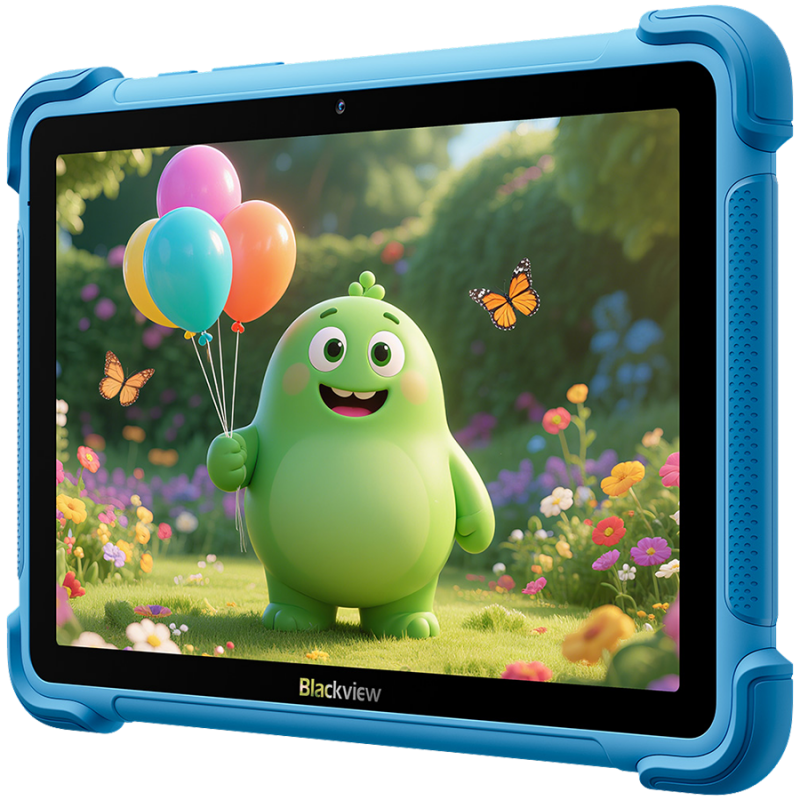 Blackview LINK 1 Kids WiFi 4/64GB 8.68-inch HD IPS 1340x800 60Hz 360nits RK3562 Quad-core 2.0GHz 5+8MP Cam 5000mAh WiFi 6 BT 5.0 Dual Speakers with Smart-K Support Tempered Film Stylus Pen Android 16 Ocean Blue