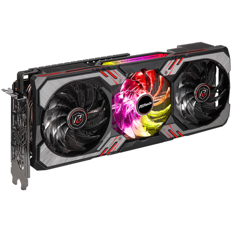 ASROCK Video Card  Radeon RX6750XT Phantom Gaming D 12GB OC, GDDR6 192-bit, 1x HDMI 2.1 VRR, 3x DP 1.4, power connector 2x8 pin