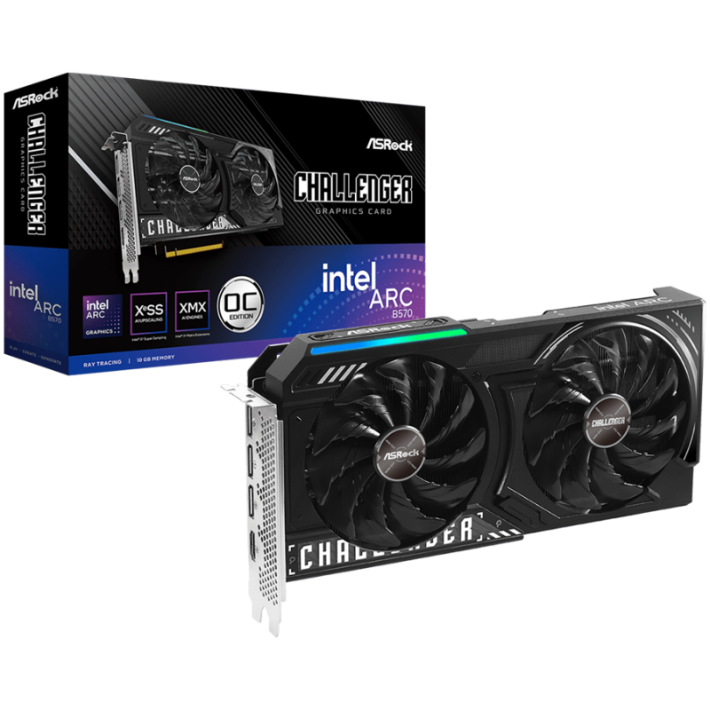 Asrock Intel Arc B570 Challenger 10GB OC, B570 CL 10GO