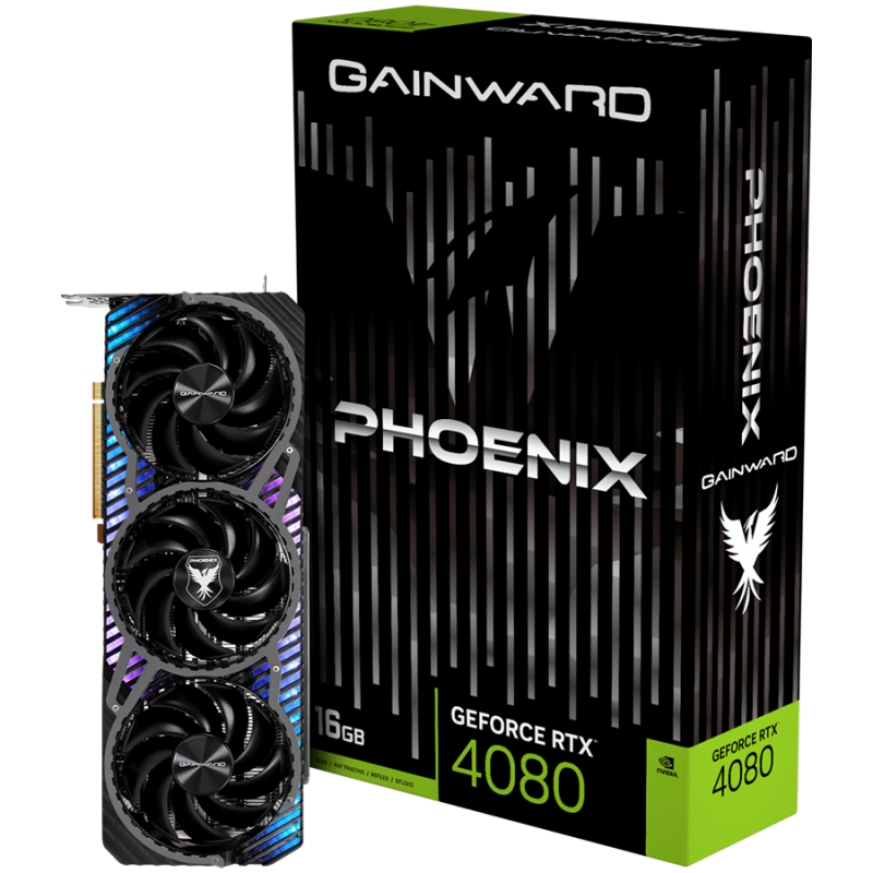 Видео Карта GAINWARD GeForce RTX 4080 Phoenix 16GB GDDR6X 256-bit, 4710562243697_3Y