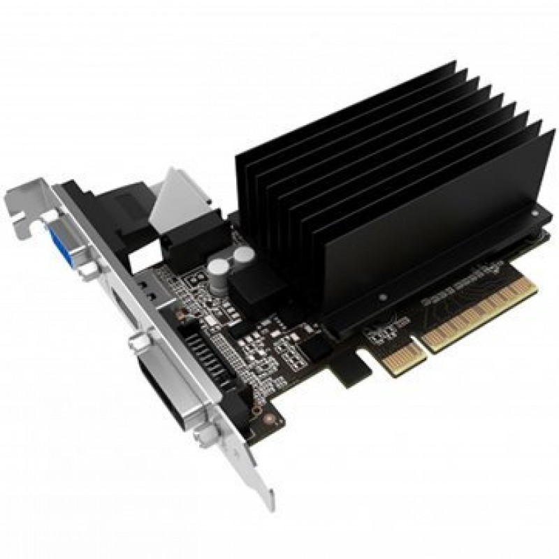Gainward NVIDIA GeForce GT710 PCI-Express 2.0 x 16, 2048 MB DDR3 (64 bits), VGA, HDMI, DVI SilentFX-4260183363576_3Y