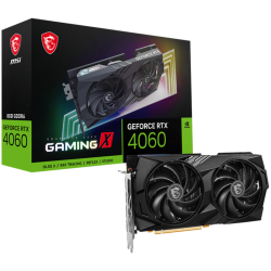 Видео Карта MSI GeForce RTX 4060 GAMING X 8GB GDDR6 128-bit