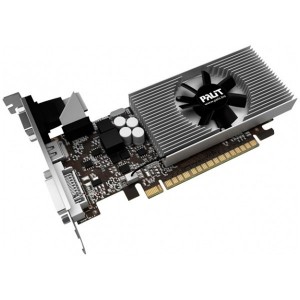PALIT Видео Карта GeForce GT 730 GDDR3 2GB/64bit, PCI-E 2.0, HDMI, DVI, VGA, Retail