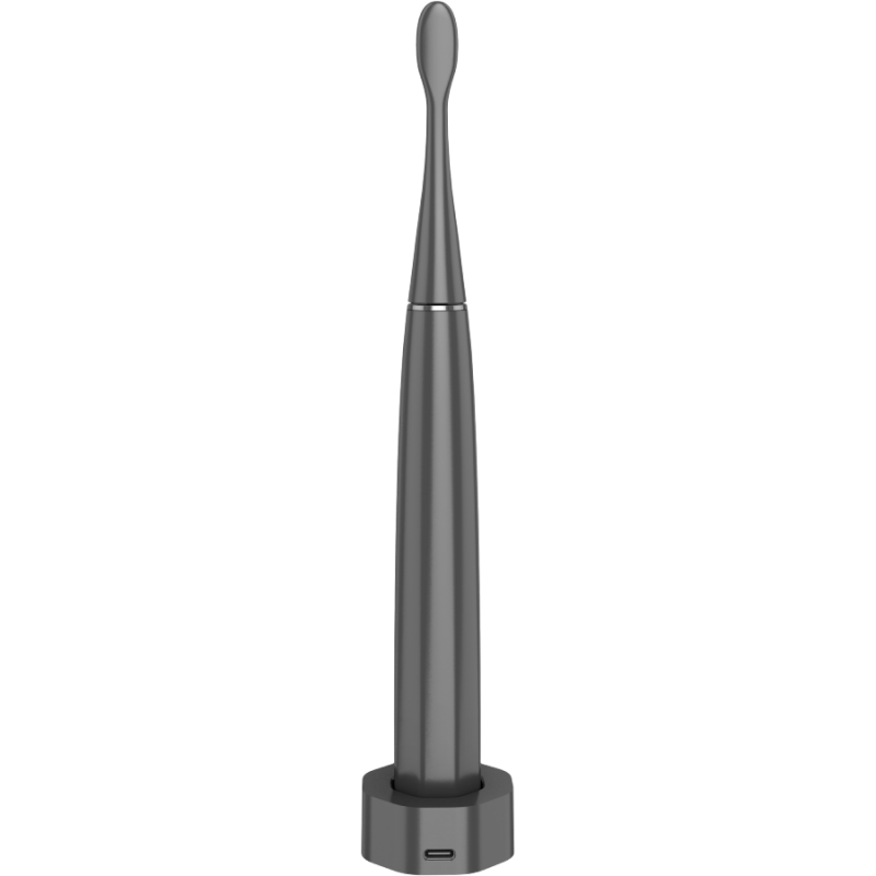 Wireless Tooth Brush, Grey, 3 Brush Heads, 1400mAh, Function: Soft, Clean, Massage, White, Sweep