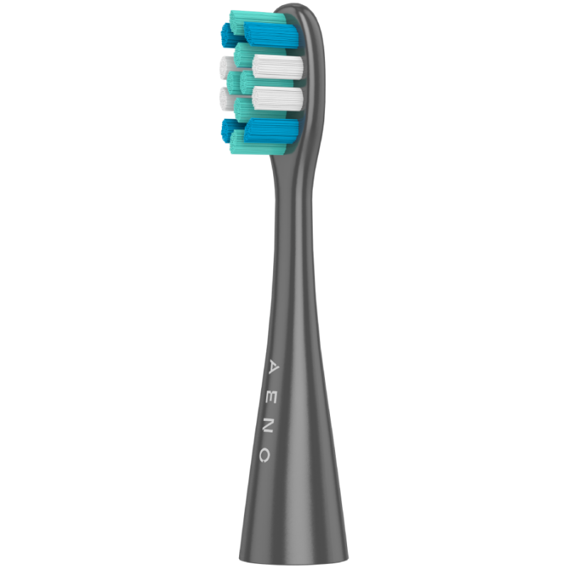Wireless Tooth Brush, Grey, 3 Brush Heads, 1400mAh, Function: Soft, Clean, Massage, White, Sweep