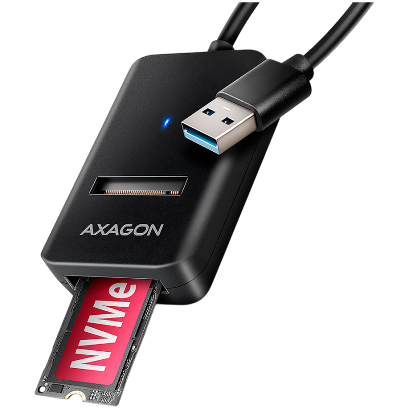 AXAGON ADM2-AM USB-A 3.2 Gen2 - 1x NVMe/SATA SDD Adapter, ADM2-AM