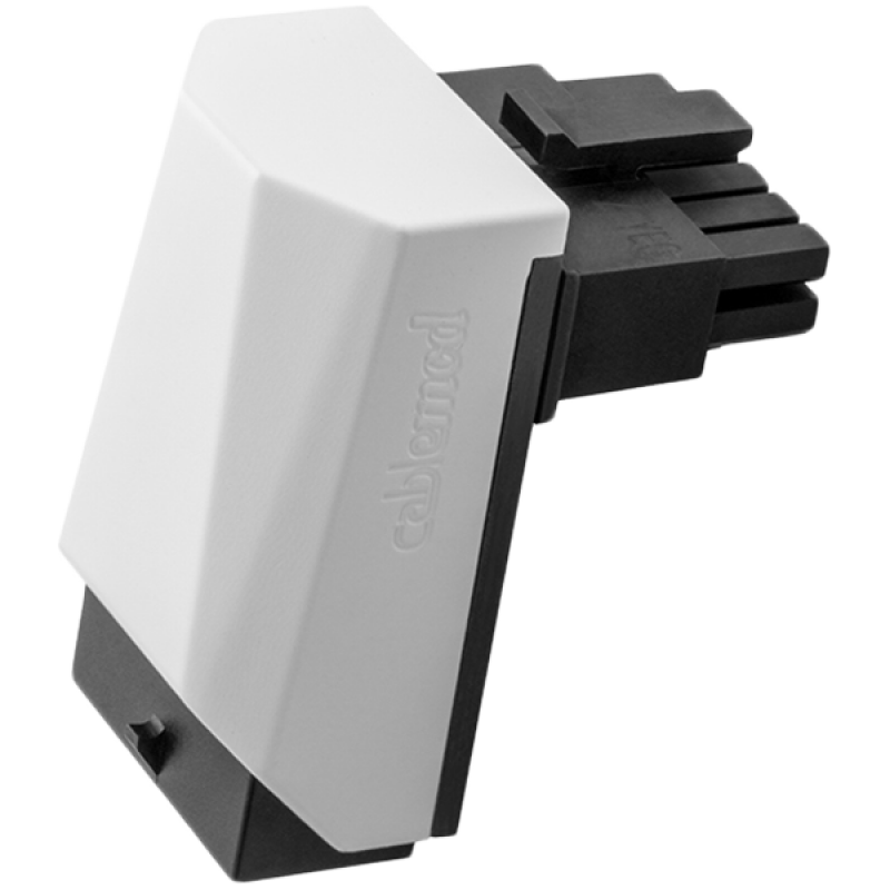 CableMod 12VHPWR 90 Degree Angled Adapter (Nvidia 4000 series) - Variant A - White, CM-ADT-16PC-A90KW-R