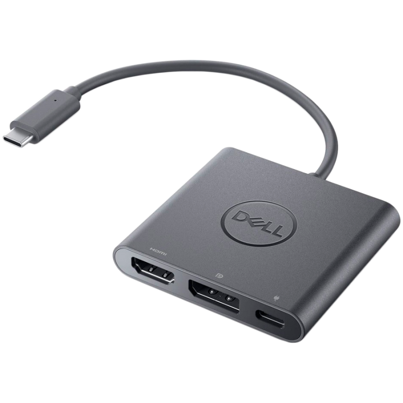 Dell Adapter - USB-C to HDMI/ DisplayPort with Power Delivery - Kit, 470-AEGY-14