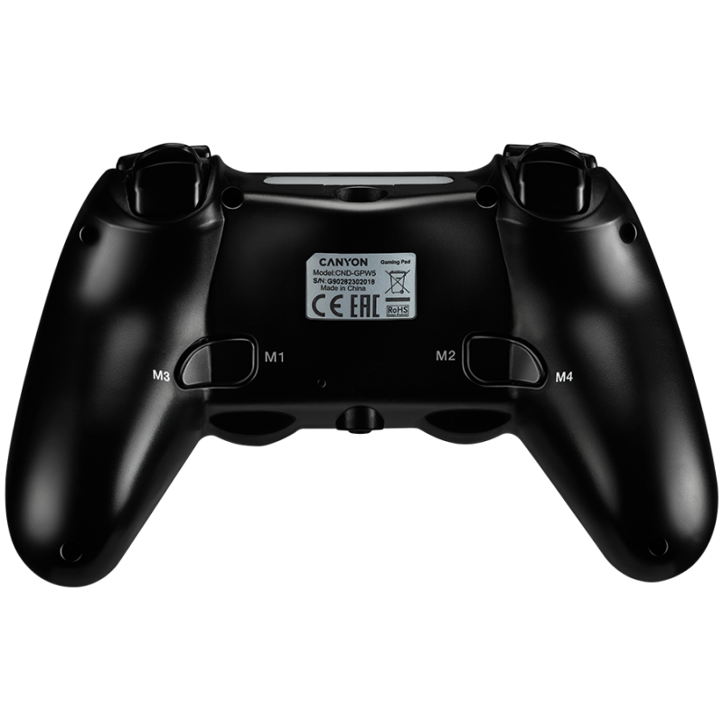 CANYON gamepad GP-W5 PS4 Wireless Black, CND-GPW5